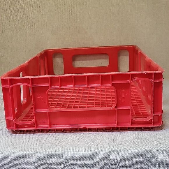 Vintage Coca-Cola Red Plastic Carrier Case Crate Tray 18 x 12 x 4 - Picture 3 of 5